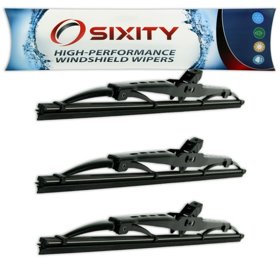 Sixity Auto S1 Front Rear Windshield Wiper Blades compatible with Chevy Cavalier Chevette