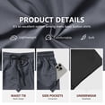 thumbnail image 3 of Iceglad Mens Swim Trunks 7 Inch Quick Dry Swim Shorts with Compression Liner Beach Bathing Suits for Men Lightweight Summer Bathing Suit, 3 of 7