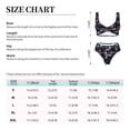 thumbnail image 6 of Daiia Vintage Rose Women's Bikini Set Two Piece Swimsuit High Waisted Bikini Adjustable Straps Bikini Perfect for Beach, Pool, and Summer Vacation-Large, 6 of 9