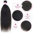 thumbnail image 2 of Kinky Straight Human Hair 10A Grade 1 Bundles Unprocessed Brazilian Yaki Straight Human Hair Bundles Sew in Hair Extensions Natural Black (10 inch), 2 of 5