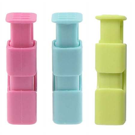

Durable Bag Clips Food Fruit Bread Bag Cinch Non-Slip Grip Easy Squeeze & Lock