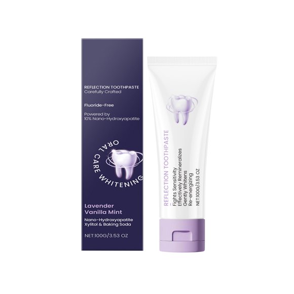 Xylitol Toothpaste for Adults Whitening Probiotic Toothpaste Whitening Probiotic Whitening Toothpaste, Toothpaste Whitening, Toothpaste Without Fluoride, Toothpaste Against Tartar 100G/3.53 OZ
