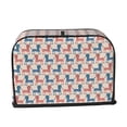 thumbnail image 2 of Sikiie Cartoon Poodle Dog Toaster Covers 2 Slice Dustproof Toaster Cover Bread Machine Cover, Dustproof Cover - 11.4" x 7.5" x 7.9", 2 of 7