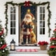 thumbnail image 4 of Decoraciones de Navidad Interior 35 X 71 Pulgadas Marco de Puerta de Navidad - Patrón de Santa Claus - Decoración de Puerta de Navidad - Decoración de Fiesta Del Festival, 4 of 6