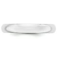 thumbnail image 2 of Solid 14k White Gold 4mm Plain Classic Dome Wedding Band Ring Size 7.5, 2 of 4