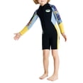 thumbnail image 4 of Traje de neopreno para niños, traje de neopreno con protección solar, traje de neopreno de manga larga para niños, traje de natación Negro XXL, 4 of 9