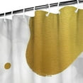 thumbnail image 3 of White Gold Marble Pattern Shower Curtain 72"x72" ,Bathroom Decorative Shower Curtains Set with 12 Hooks,Modern Waterproof Washable Shower Curtain, 3 of 6