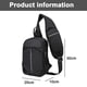 thumbnail image 5 of Bolso bandolera pequeño para hombre, mochila cruzada, mochilas de viaje, paquete de pecho, bolso de hombro ligero al aire libre, 5 of 6