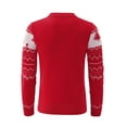 thumbnail image 3 of Yesfashion Mens Ugly Christmas Sweaters Long Sleeve Round Neck Xmas Pullovers for Party, 3 of 8