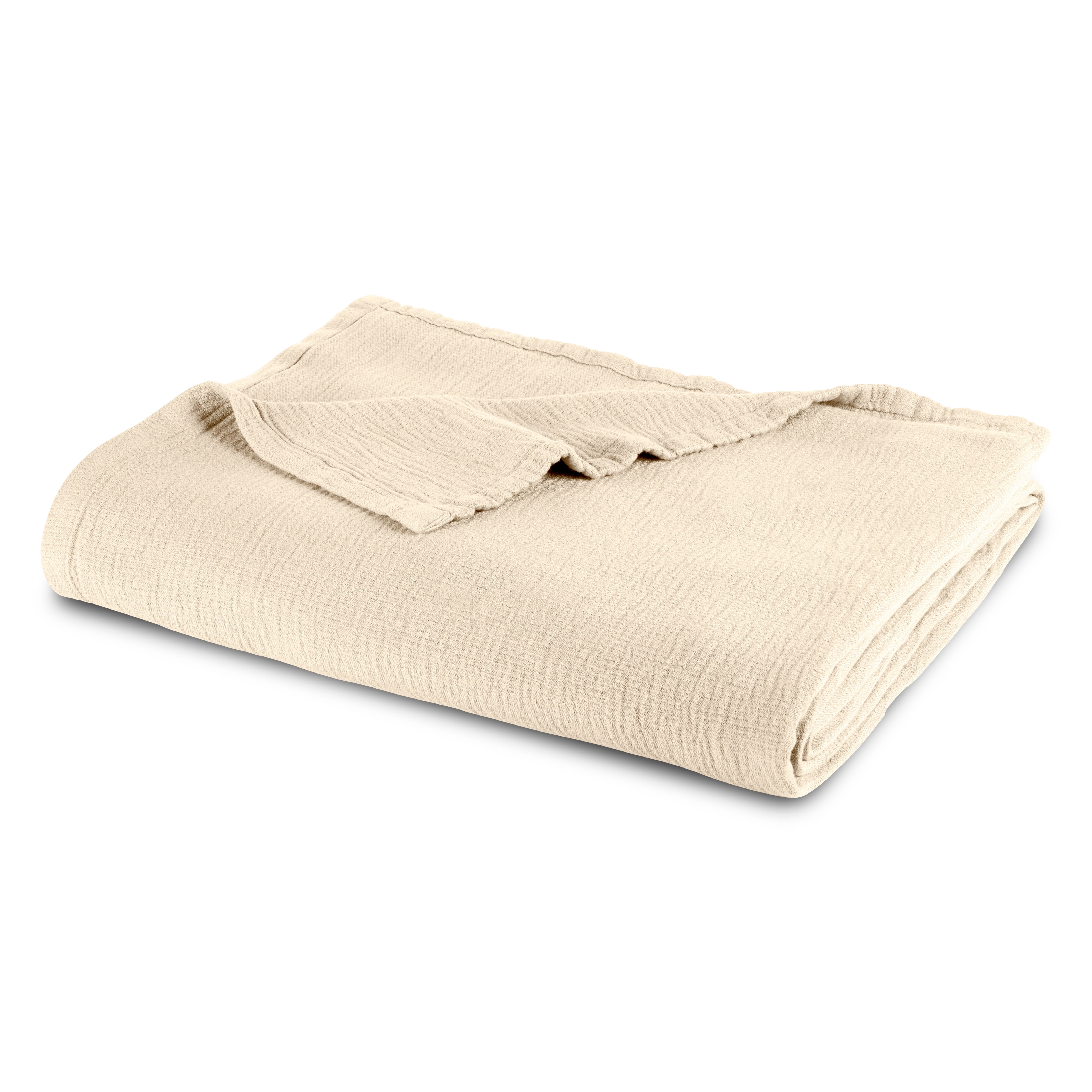 Allswell Matelasse Bed Blanket, King Size, Vanilla Dream