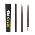 thumbnail image 1 of Crayon de Remplissage pour Barbe pour Hommes, Stylo à Sourcils, Kit de Remplissage de Barbe, Stylo à Barbe Imperméable et Résistant à la Transpiration, Forme de Réparation de Moustache Masculine, Améliore Efficacement les Poils du Visage, Noir, 1 of 7