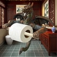 thumbnail image 2 of Misright Wall Mounted Tissue Roll Holder Unique Dragon Toilet Paper Roll Holder, 2 of 9