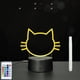 thumbnail image 1 of Tablero de mensajes escritos a mano en acrílico para dormitorio, luz nocturna 3D que puede limpiar el tablero en blanco, lámpara de escritorio pequeña LED, 1 of 2