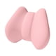 thumbnail image 5 of Cojín de respaldo suave, cómodo, ergonómico, resistente con correa, cojín para asiento de coche Rosa, 5 of 9
