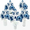Big Dot of Happiness Fairy Tale Fantasy - Royal Prince and Princess Party Centerpiece Sticks - Table Toppers - Set of 15