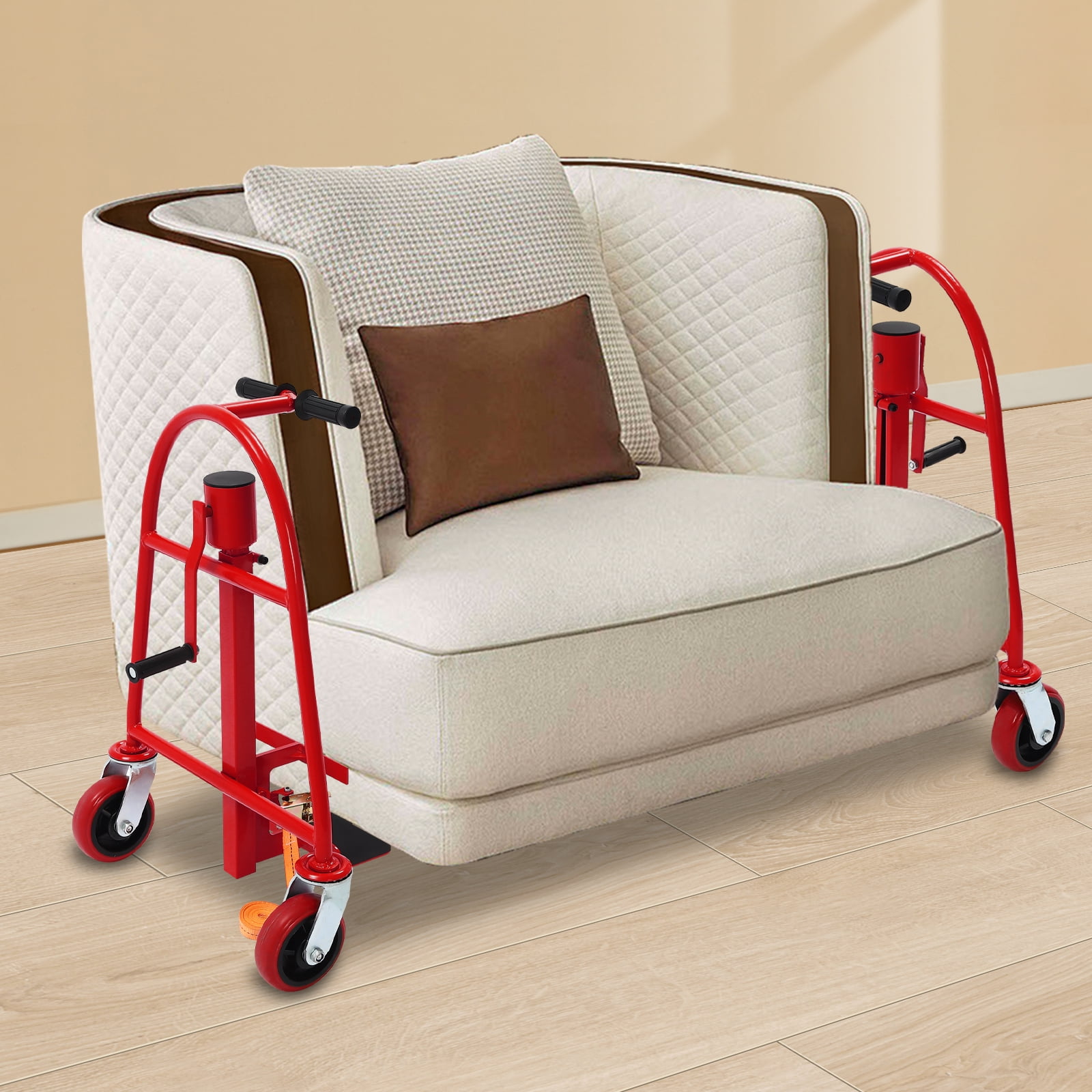 Manual Furniture Mover Equipment with 1300lbs Capacity, 12-Piece Set, 4&nbsp; Wheels for Safe and Efficient Furniture Handling