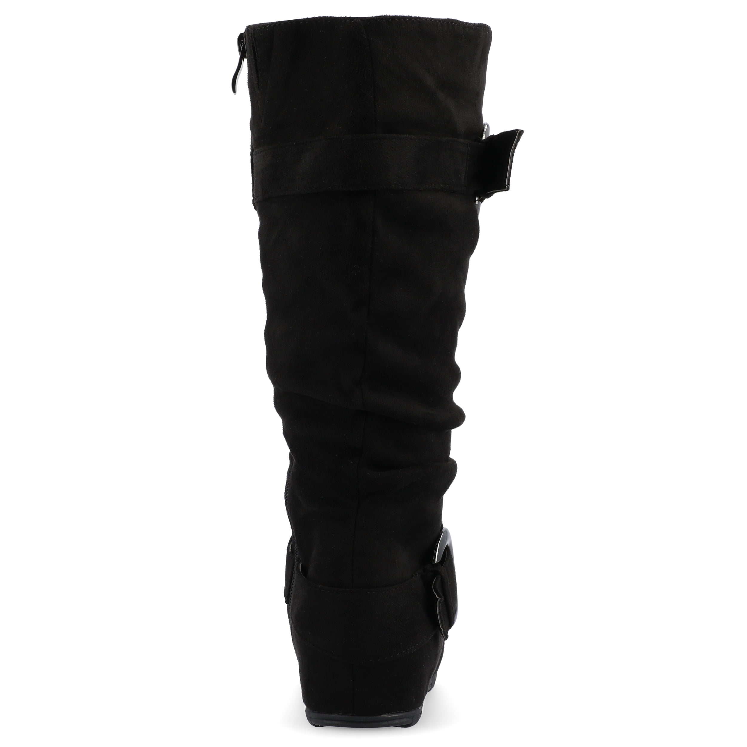 Journee Womens Jester-01 Hidden Wedge Riding Boots