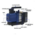 thumbnail image 2 of Lithium Battery Vacuum Pump Silent Small VRP-2DLi VRP-2SLI Charging Dual Stage 1L DC Brushless Mini Vacuum Pump ,Widely Use, 2 of 6
