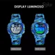 thumbnail image 4 of Reloj Niños Deportivo Luminoso Impermeable Camuflaje Militar Color de la correa Azul marino, 4 of 4