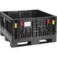 thumbnail image 2 of Plastic Folding Bulk Shipping Container, 1500 lb. Capacity, 48 x 44-1/2 x 27, 2 of 4