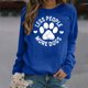 thumbnail image 1 of Puntoco - Camiseta estampada para mujer, blusa de manga larga, cuello redondo, tops casuales, sudadera Puntoco Puntoco-3117, 1 of 4