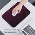 thumbnail image 6 of Pofeuu Dark Purple Glitter Print Laptop Carrying Case,13-15-Inch Laptop and Tablet, Sleek Design, Durable and Water-Repellent Fabric, Business Casual or School-13 inch, 6 of 8