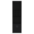 thumbnail image 2 of Elegant 71-inch Tall With Wine Modern Kitchen Pantry Drawer Shelf Unit, 2 of 5