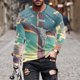 thumbnail image 1 of Amzcrzy - Sudadera Para Hombre, Informal, Cuello Redondo, Manga Larga, Camiseta Estampada, Blusa, Multicolor, 4Xl, 1 of 5