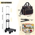thumbnail image 6 of Rolling Craft Bag,Sewing Machine Tote,Large Sewing Accessories Storage with Wheels,Detachable Rolling Teacher Bag and Transport Tote for Craft,Teaching,Office, 6 of 9