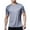 Grey, variant on Mens Shirts Short Sleeve 's Sports Ice Silk Loose Fit Quick Dry Half Sleeved Shirt (Blue XXL)