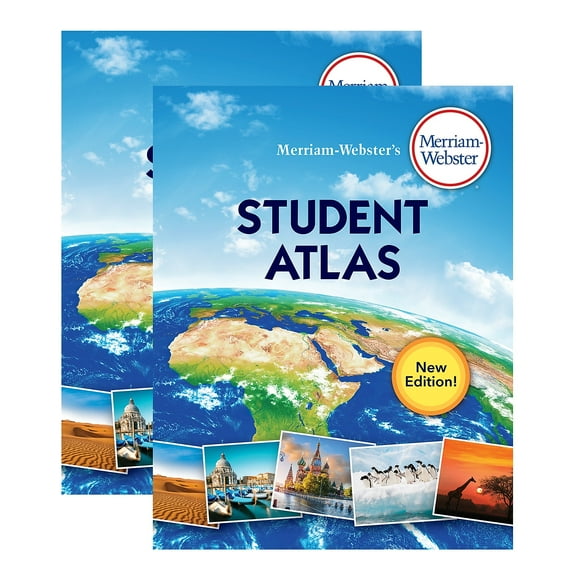 Merriam-Webster Merriam-Webster's Student Atlas Pack of 2 (MW-7296-2)