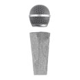 thumbnail image 1 of Sparkle Microphone Sleeve Wireled Mic Hand Cover and Mesh Microphone Grill for Microphones Silver, 1 of 9