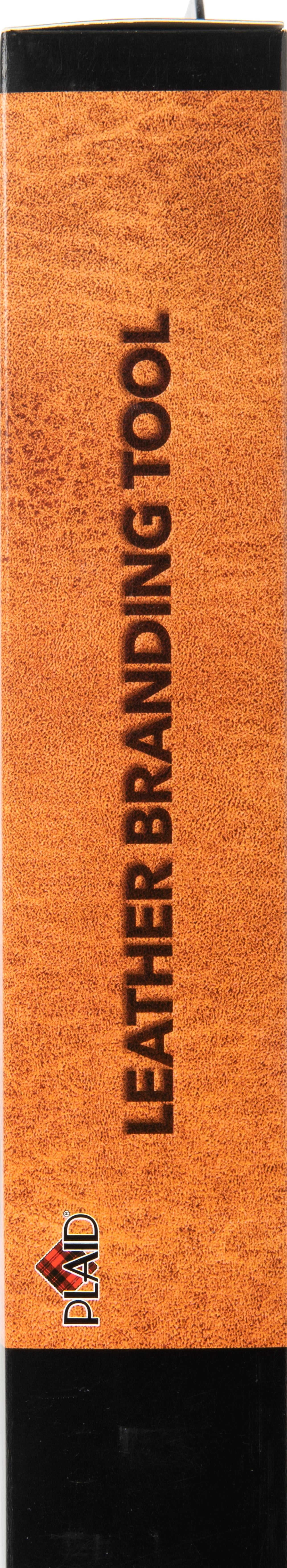 Plaid Leathercraft Art & Craft Kit, Leather Branding Tool, Unisex, 15 Piece