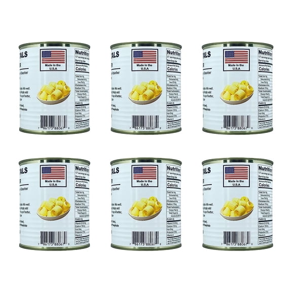 Future Essentials Powdered Butter 8 Oz Per Can Freeze Dried Food, Long Term Storage Food, Best For Camping and Hiking, Emergency Storage Food  #2.5 Size Cans- 06 Cans
