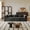 Gray, variant on 107" Plush Corduroy Modular Sectional Sofa, Modern Boneless Compressed Floor Sectional Sofa with Flexible Configurations, Deep Seat Chaise Lounge Indoor with Lumbar Support for Living Room, Gray
