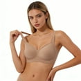 thumbnail image 2 of VRCOMFY Jelly Soft Push Up Bra Wireless Comfort for Women Everyday Full Coverage T Shirt Bra, 2 of 6