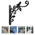 thumbnail image 2 of Shisuyan Wall Mount Lantern Hanging Bracket Iron 1Set 9.8X8.7X0.8In, 2 of 8