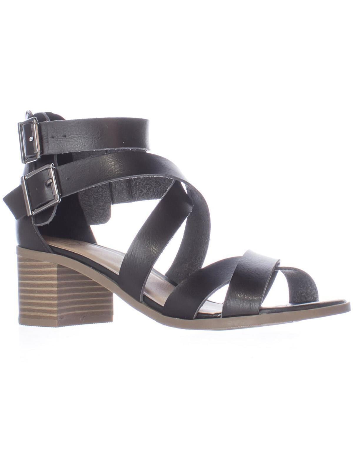 material girl danee block heel city sandals