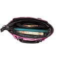 thumbnail image 5 of Lsque Sparkling Pink Toilet Pattern Leather Rivet Shoulder Bag – Elegant Genuine Leather & Microfiber PU Crossbody with Detachable Adjustable Strap, 5 of 5