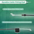 thumbnail image 5 of Unique Bargains No.GX22297 Zone Control Cable for John Deere JS20 JS40 PC9570 PC9572 21 Inch Walk Behind Lawn Mower Control Cable, 5 of 7