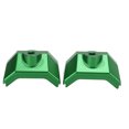 thumbnail image 2 of Cubierta Decorativa De Horquilla Plana Trasera, 1 Par De Tapones De Horquilla Plana Trasera Decorativa Ajustable Para Coche ANGGREK Verde, 2 of 8
