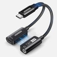 thumbnail image 6 of UGREEN Magnetic 2-in-1 USB C to 3.5mm Audio Adapter, Hi-Res DAC 32bit/384kHz, PD 60W Charging, compatible with iPhone 17/S25 Ultra/Switch 2, 6 of 10