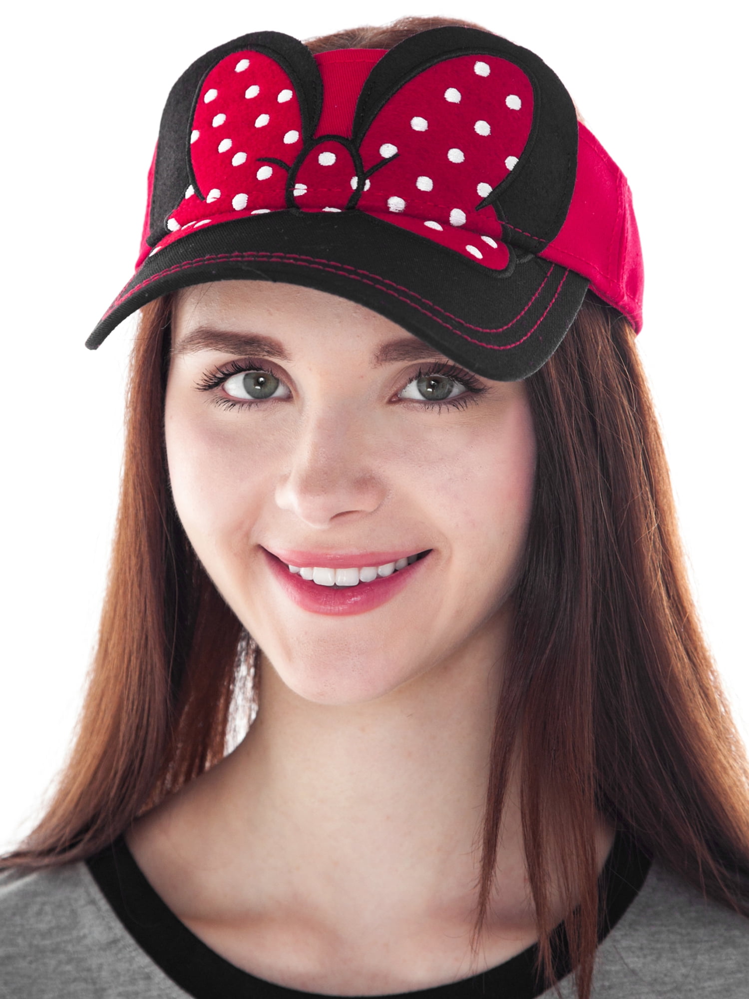 Disney Minnie Mouse Polka Dot Sequins Black Baseball Hat Adjustable Snap Back Disney Parks Minnie Mouse Youth Polka Dot | Mercari main image 2