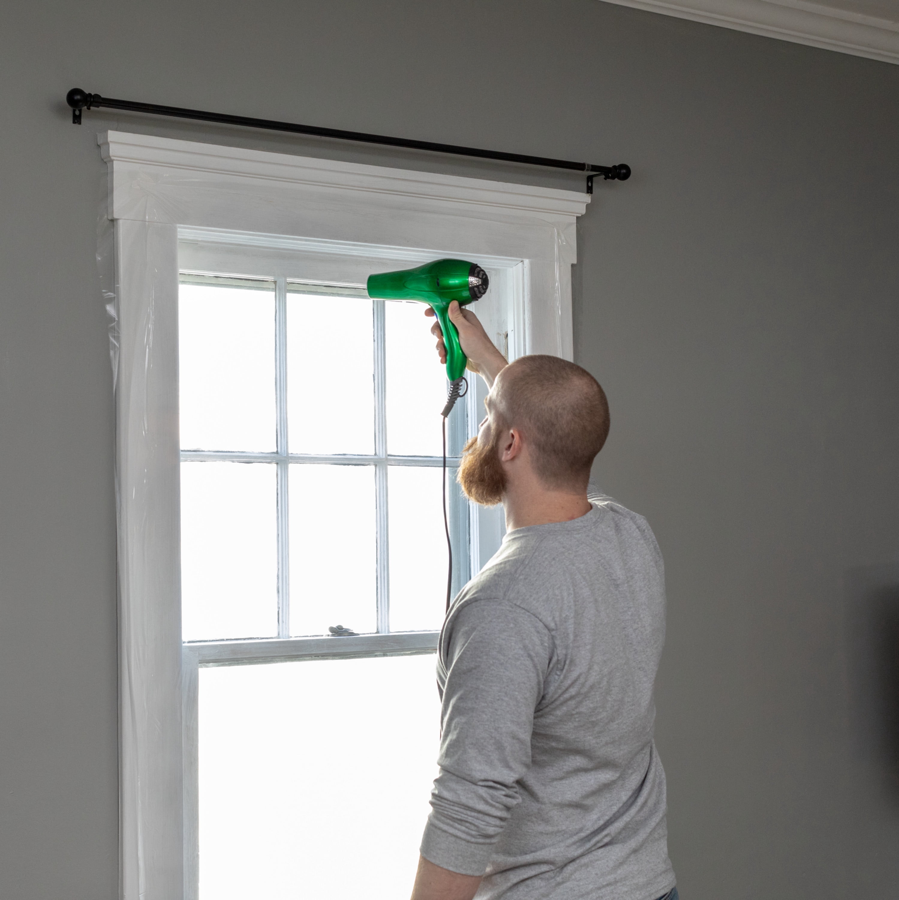 Duck Max Strength Window Insulation Kit, Indoor, 3 Pack, 62 in. x 126 in.