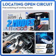 VDIAGTOOL V500 Pro Automotive Circuit Breaker Finder, Power Probe Tester, 9/30V Electrical Open Short Circuit Finder, Digital Multimeter/Oscilloscope/Relay Tester/Injector Test