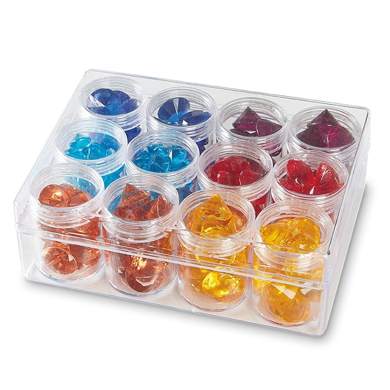 12 Pack: 12 Jar Bead Organizer by Bead Landing