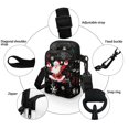 thumbnail image 5 of HELLHERO Christmas Santa Claus Musical Notes Underarm Shoulder Bag, 2 Layers, Travel, Outdoor and Daily Use Polyester 4.33x1.97x7.09 Christmas Santa Claus Musical Notes, 5 of 7