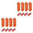 thumbnail image 3 of Maytalsory Safety Camping Tent Reflective Lanyard Secure Camping Experience Heavy Duty Reflective Tent Ropes orange 2Set, 3 of 6
