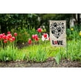 thumbnail image 6 of Evergreen Burlap Garden Flag - Paw Prints Heart, 6 of 9