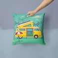 thumbnail image 2 of Carolines Treasures BB5477PW1414 Greatest Adventure Camper Van Fabric Decorative Pillow  14Hx14W multicolor, 2 of 4